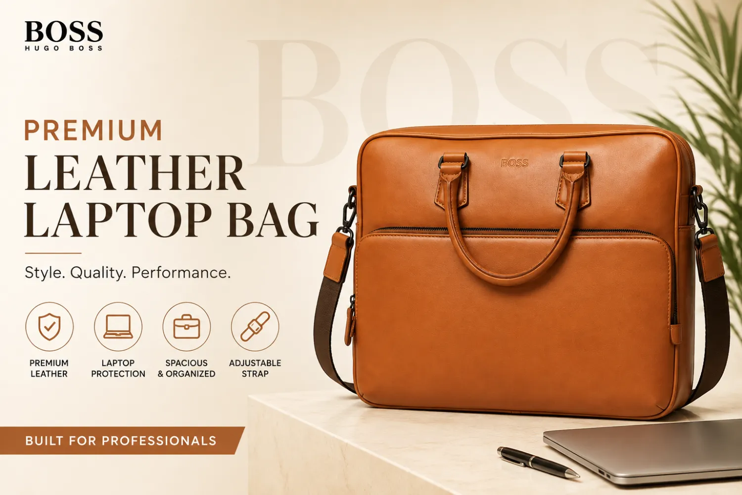 Premium Leather Laptop Bag – Where Timeless Style Meets Everyday Performance